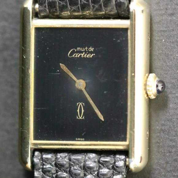 Cartier Gold Tank Watch 23mmx30mm! PAPERS! BOX!! - Picture 7 of 7